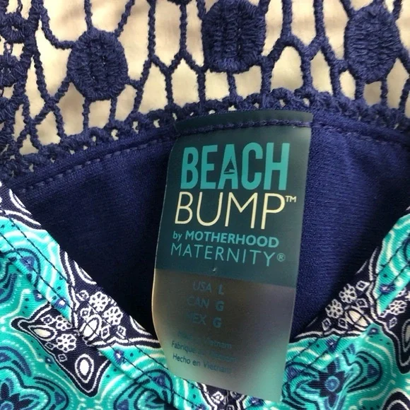 BEACH BUMP MATERNITY TANKINI IN SIZE LARGE - Picture 4 of 7